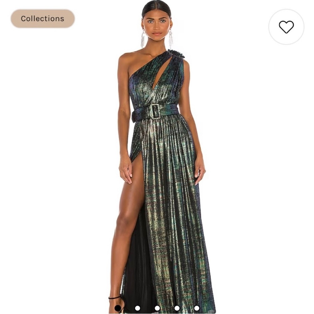 Retrofete Andrea Maxi Dress - Green